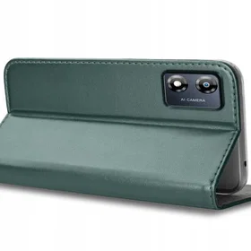 EF Étui portefeuille magnétique intelligent pour Motorola Moto E13