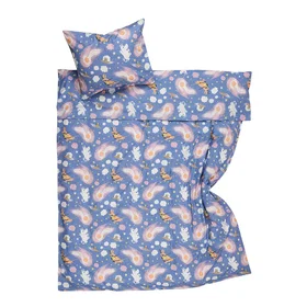 Moomin Arabia Duvet Cover Set Organisk Bomull Rymdäventyr 150x210cm