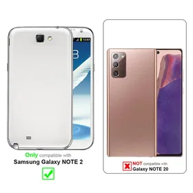 Cadorabo Konstläder Flip Etui för Samsung Galaxy Note 2