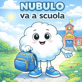 Nubulo Va A Scuola Färgläggningsbok Om Känslor För Barn