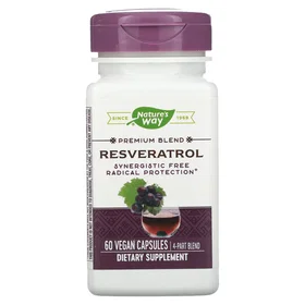 Nature's Way Resveratrol 75mg 60 Capsules