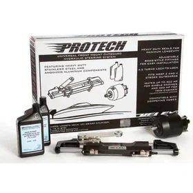 Uflex Front Mount Styrsystem OB 216-PROTECH11 Silver