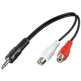 LogiLink 3.5mm till 2x RCA Kabel 0.2m CA1047