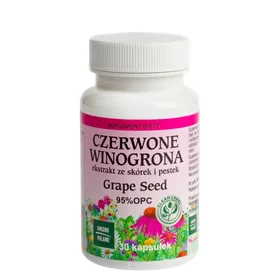 Ginseng Poland Röd Vindruxtfröextrakt 95% Opc 30 Kapslar