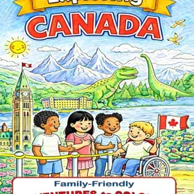 Otter Exploring Canada Family Friendly Adventures to Colour Färgläggningsbok