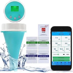 VIOLK Pool Vattenkvalitetsmätare Bluetooth PH CL EC TDS ORP Temperatur
