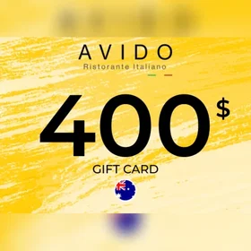 Avido Ristorante Gift Card 400 AUD