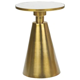 Beliani Side Table ANDRES Gold