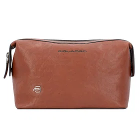 Piquadro Black Square Toiletry Bag 23cm