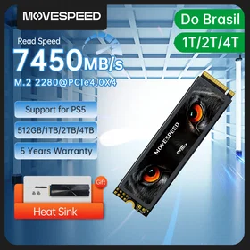 MOVESPEED 7450MB/s SSD NVMe M.2 228 1TB