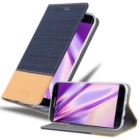 Cadorabo Wallet Case with Magnetic Closure Kickstand and Card Slot for Samsung G