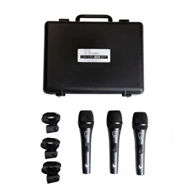 Trumix UM-VM-603 Microphone Vocal Dynamique 3 Pack (Avec Étui)