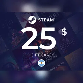 Steam Wallet Carte Cadeau 25 USD