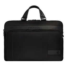 Piquadro Wollem Briefcase (30 cm, Sort, 100% Polyester)