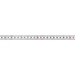 Diesella Tape Measure Self-Adhesive Steel 2m