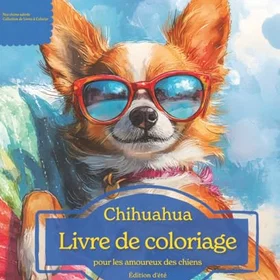 For Chihuahua Coloring book: Relax And Unwind With Adorable Chihuahua Coloring Pages Adults