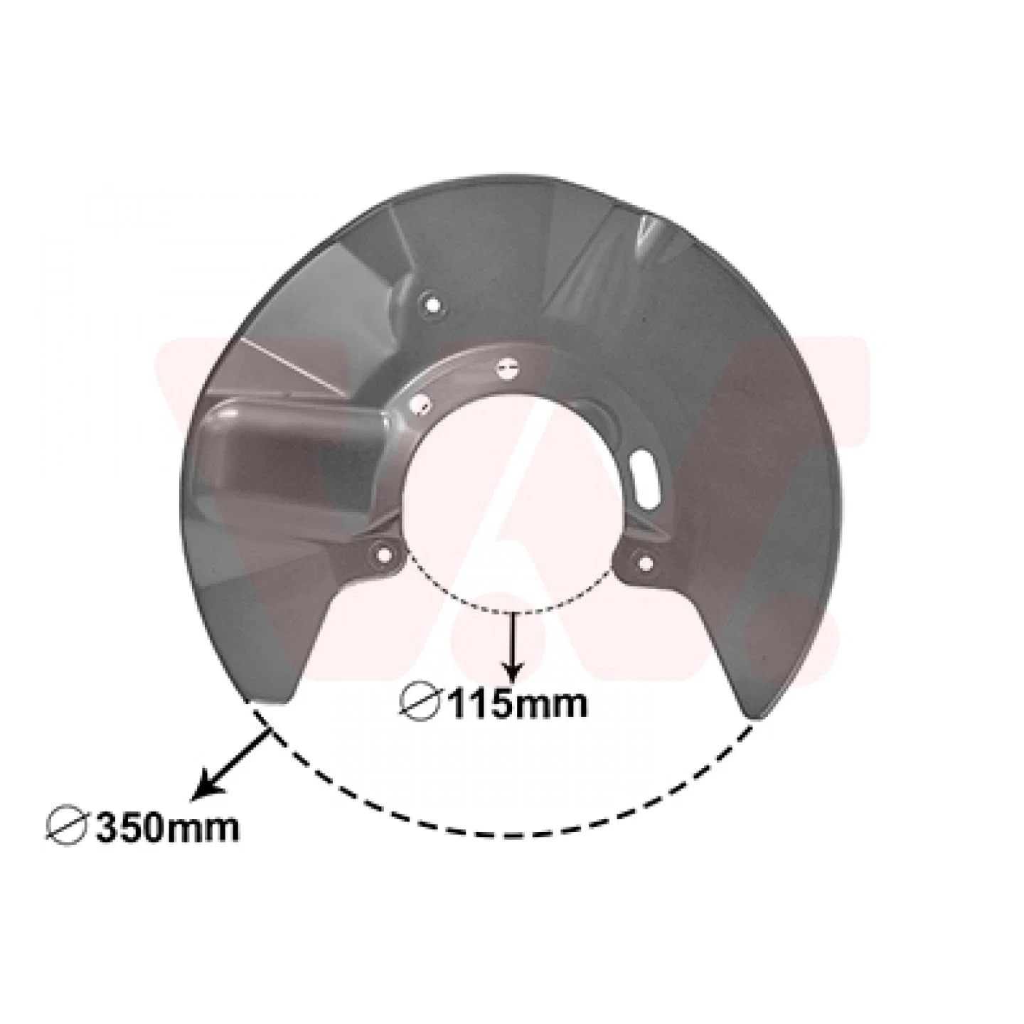Van Wezel Brake Shield 5897372