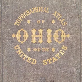 Exile 1872 Topografisk Atlas över delstaten Ohio