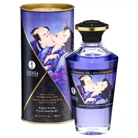 Shunga Fruits Exotiques Huile de massage chauffante 100ml