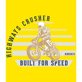 Kruskis Highways Crusher Kortärmad T-shirt Röd (Herr)