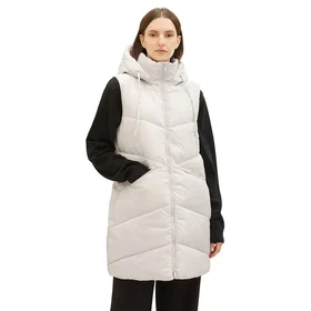 Tom Tailor Modern Long Vest Clouds Grey (Dam)