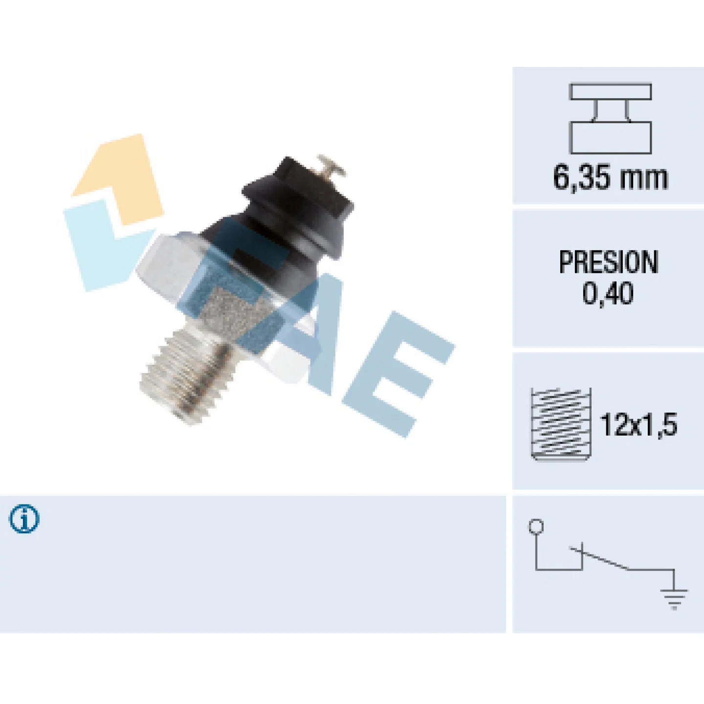FAE Oil Pressure Switch 12200