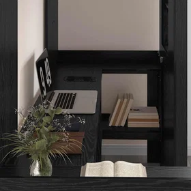 vidaXL Loft sengeramme med skrivebord 75x190cm 3410428