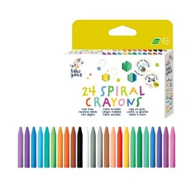 Haku Spiral Crayons 24 pcs