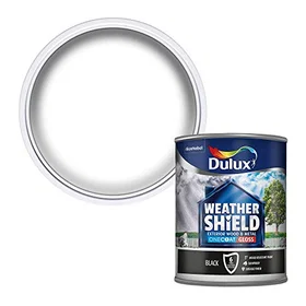 Dulux Weathershield Exterior Gloss Black 0.75L