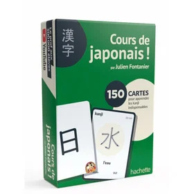 Kanji Cours De Japonais Flash Cards 150-Carte