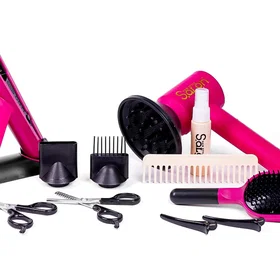 Toymax Hair Style Salon Beauty Hair Styling Set 14 Pcs 371134