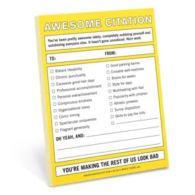 Knock Knock Nifty Note Notepad