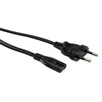 Alcasa electronik 1550-SO030 power cable Black 3 m CEE7/16 C7 connector