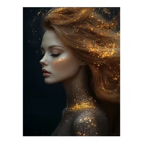 UN Tableau Femme Lion Alu-Dibond 30x40cm
