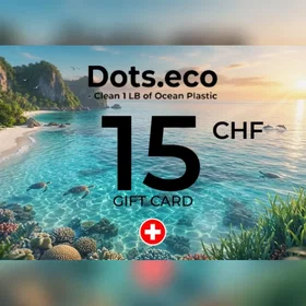 Dots.eco - Clean 1 LB of Ocean Plastic Presentkort 15 CHF