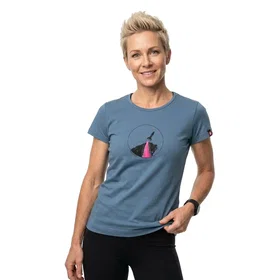 Ocun Classic Organic Rainbow Rocket Kortärmad T-shirt (Dam)