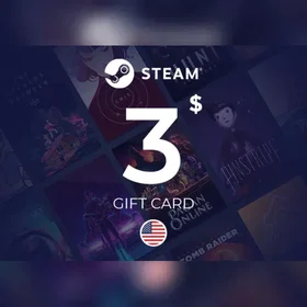 Steam Wallet Gavekort 3 USD