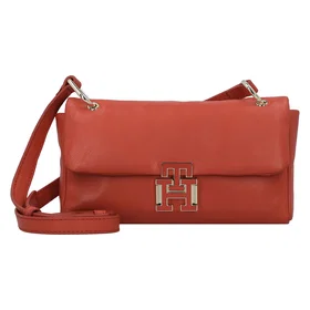 Tommy Hilfiger Pushlock Läder Crossbody Väska