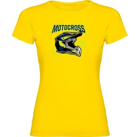 Kruskis Motocross Helmet Short Sleeve T-shirt (Dam)