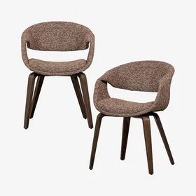 WOOOD Yossi Keittiötuoli Polyester 2-Pack