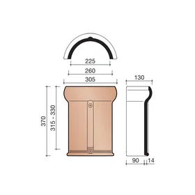Koramic Vario Roof Tile 56727194