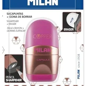 Milan's 4717112 Manuell Blyantspidser Svart Grön Violet Rosa