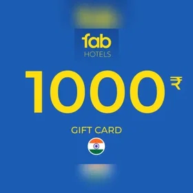 Fab Hotels Presentkort 1000 INR