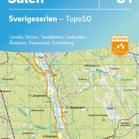Kartförlaget 81 Sälen Sverigeserien Topo50