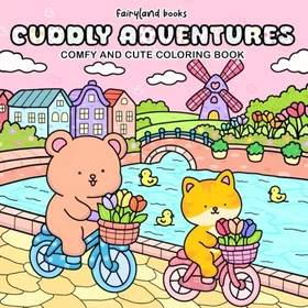 Books Cuddly Adventures Färgläggningsbok för Vuxna och Tonåringar