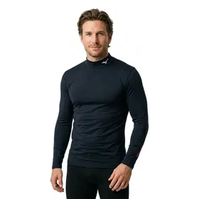Mizuno Mid Weight High Neck Long Sleeve Base Layer (Men's)