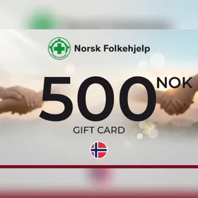 Norsk Folkehjelp Donation Gavekort 500 NOK