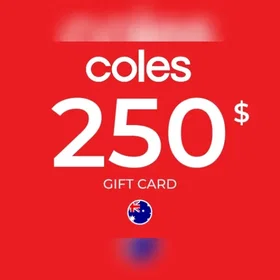 Coles Gavekort 250 AUD