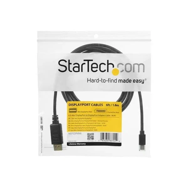 StarTech.com Mini DisplayPort to DisplayPort Cable 3m