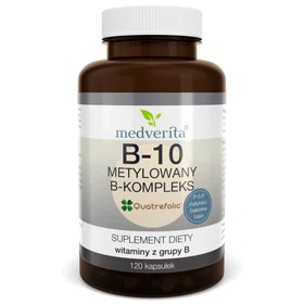 Medverita B-10 Methylated B-Complex 120 Capsules